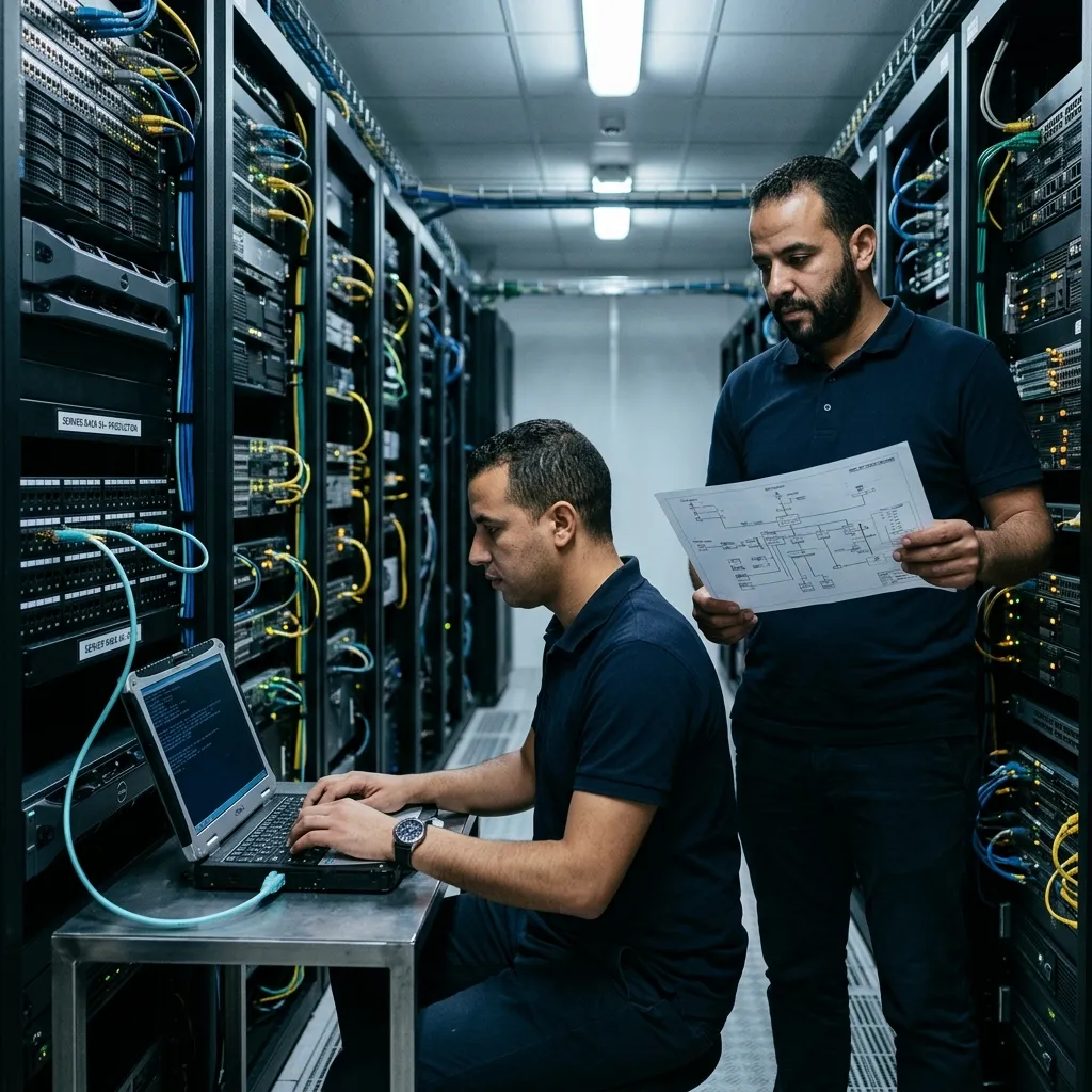 Configuration et administration de services réseau sur des serveurs en salle informatique